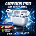 ⚡ AirPods Pro 2da Generación – Sonido Premium y Cancelación de Ruido 🎧